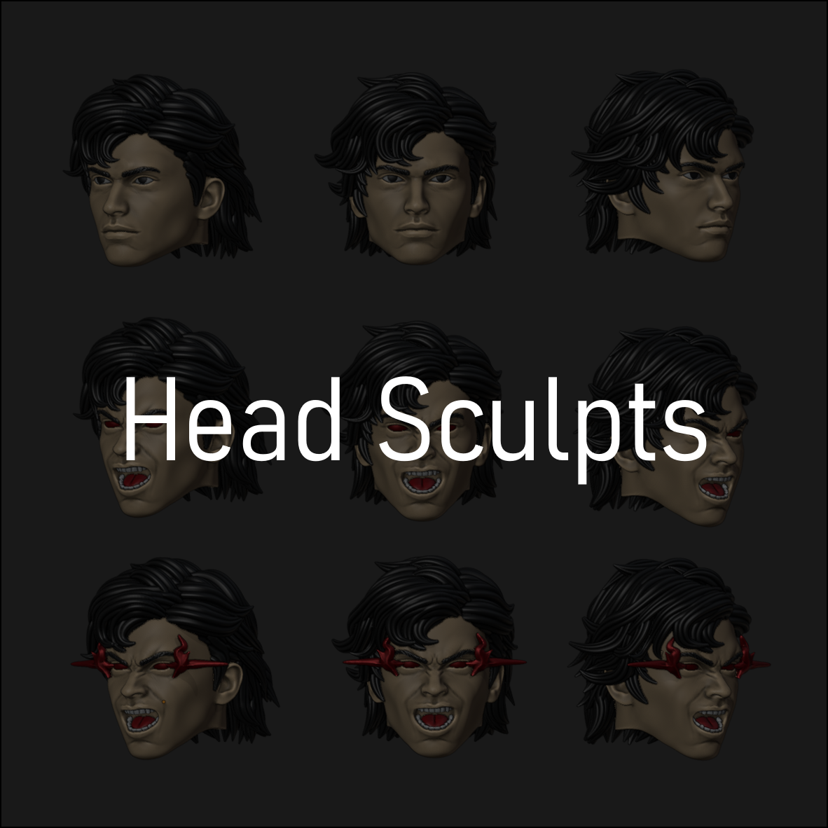 Heads Sculpts