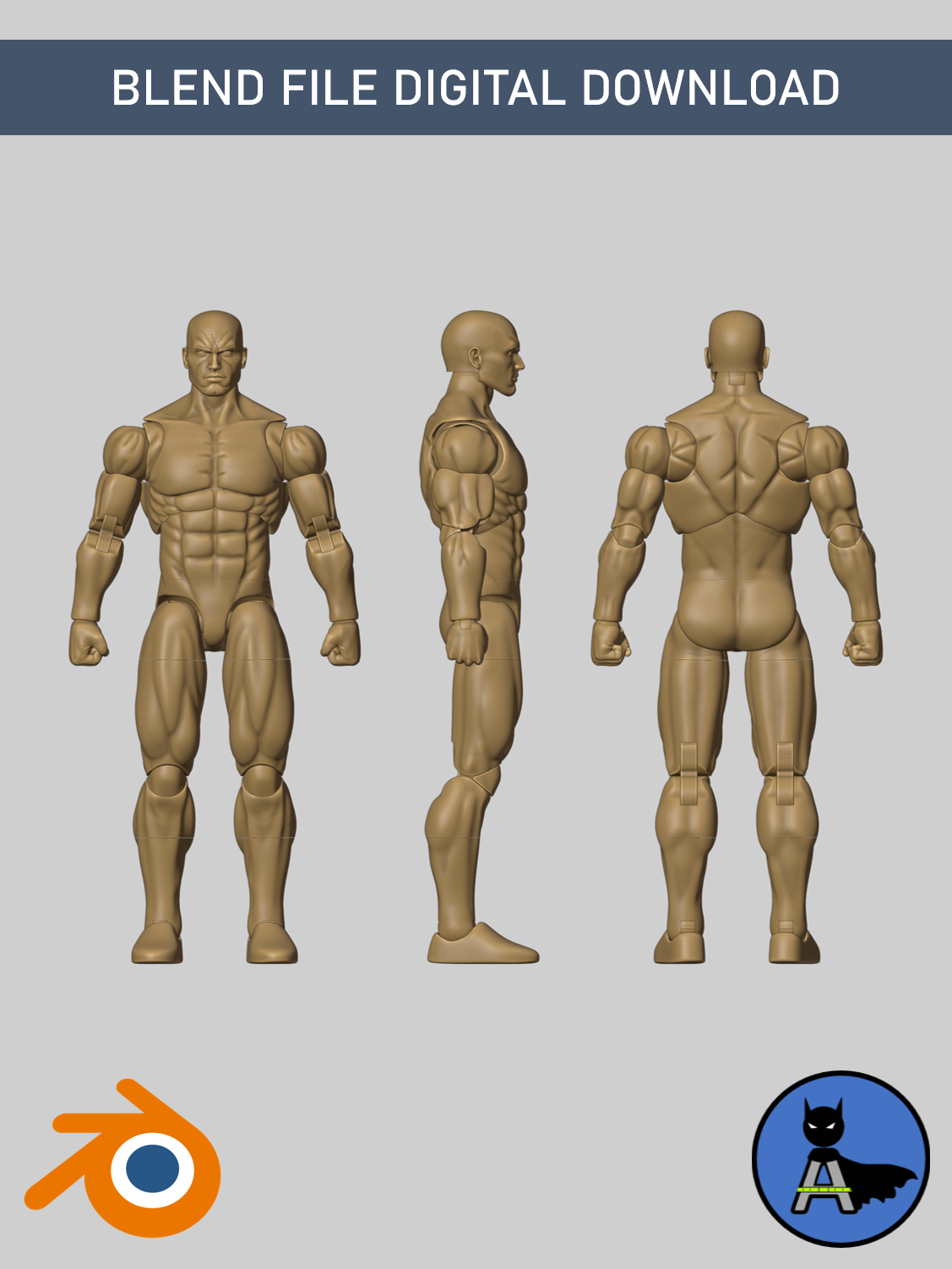 Azrach Toys Base Body – Blender File Digital Download