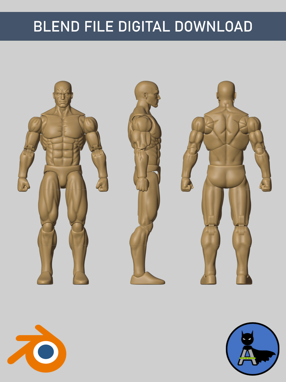 Azrach Toys Base Body – Blender File Digital Download
