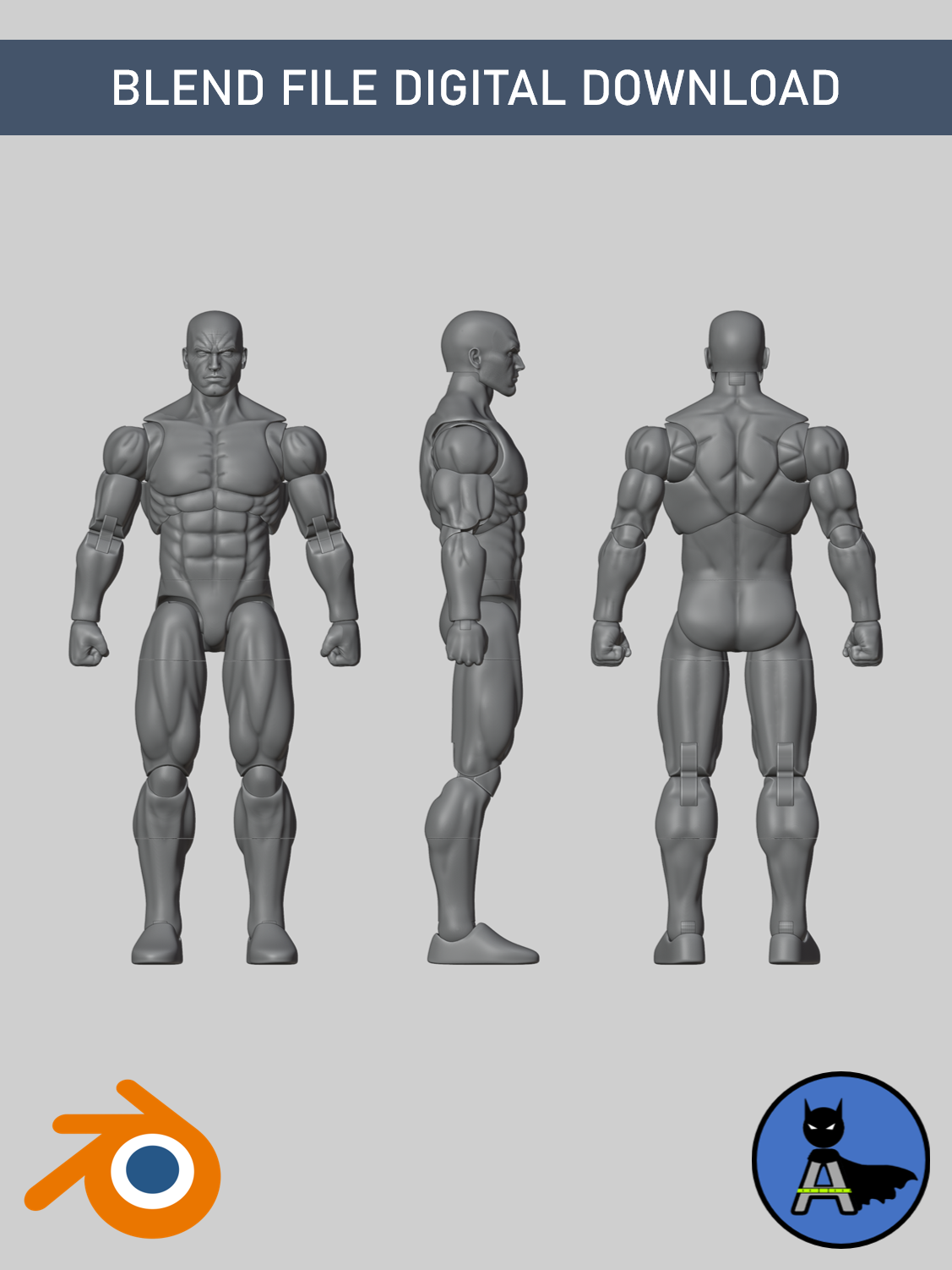 Azrach Toys Base Body – Blender File Digital Download