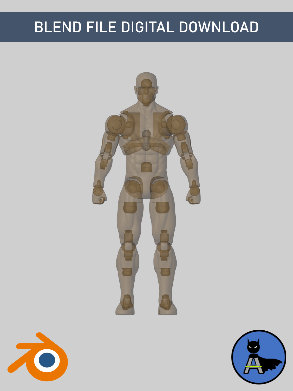 Azrach Toys Base Body – Blender File Digital Download