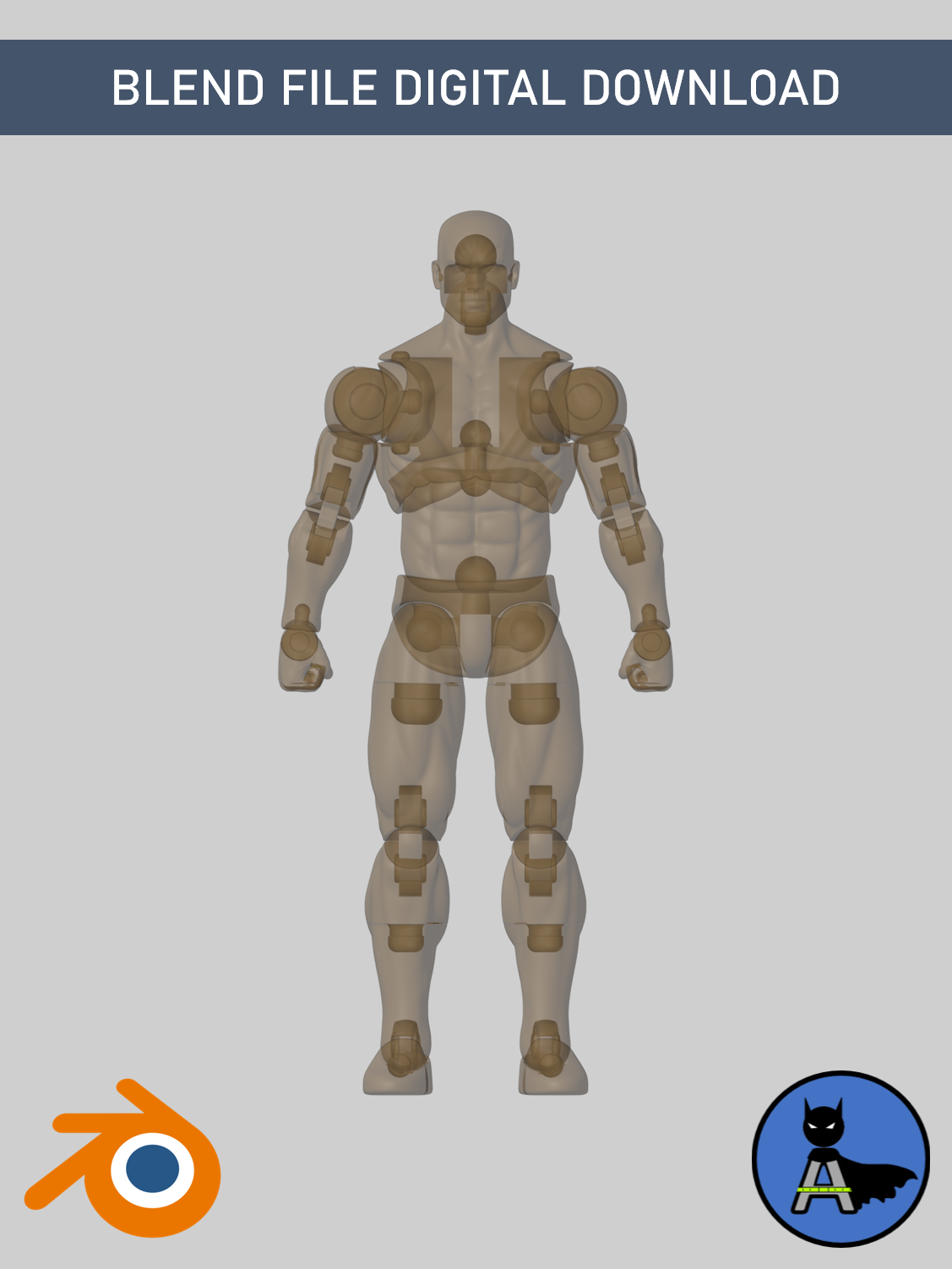 Azrach Toys Base Body – Blender File Digital Download