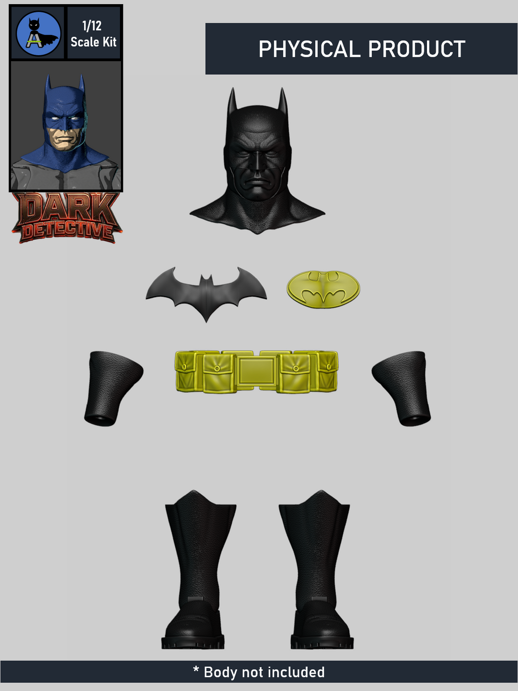 Dark Detective (Fan Art) - Marvel Legends Conversion Kit