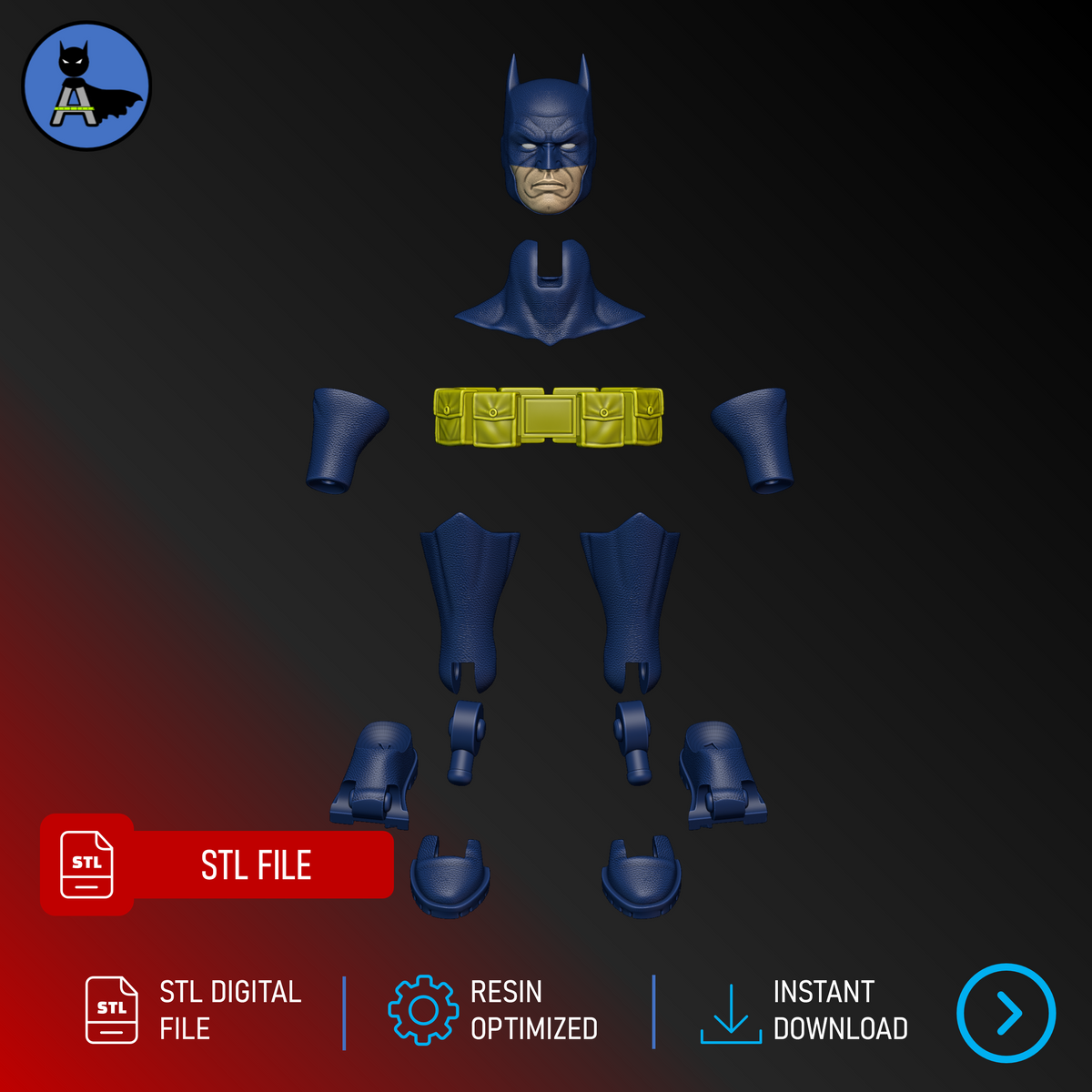 Detective Marvel Legends Kit - STL