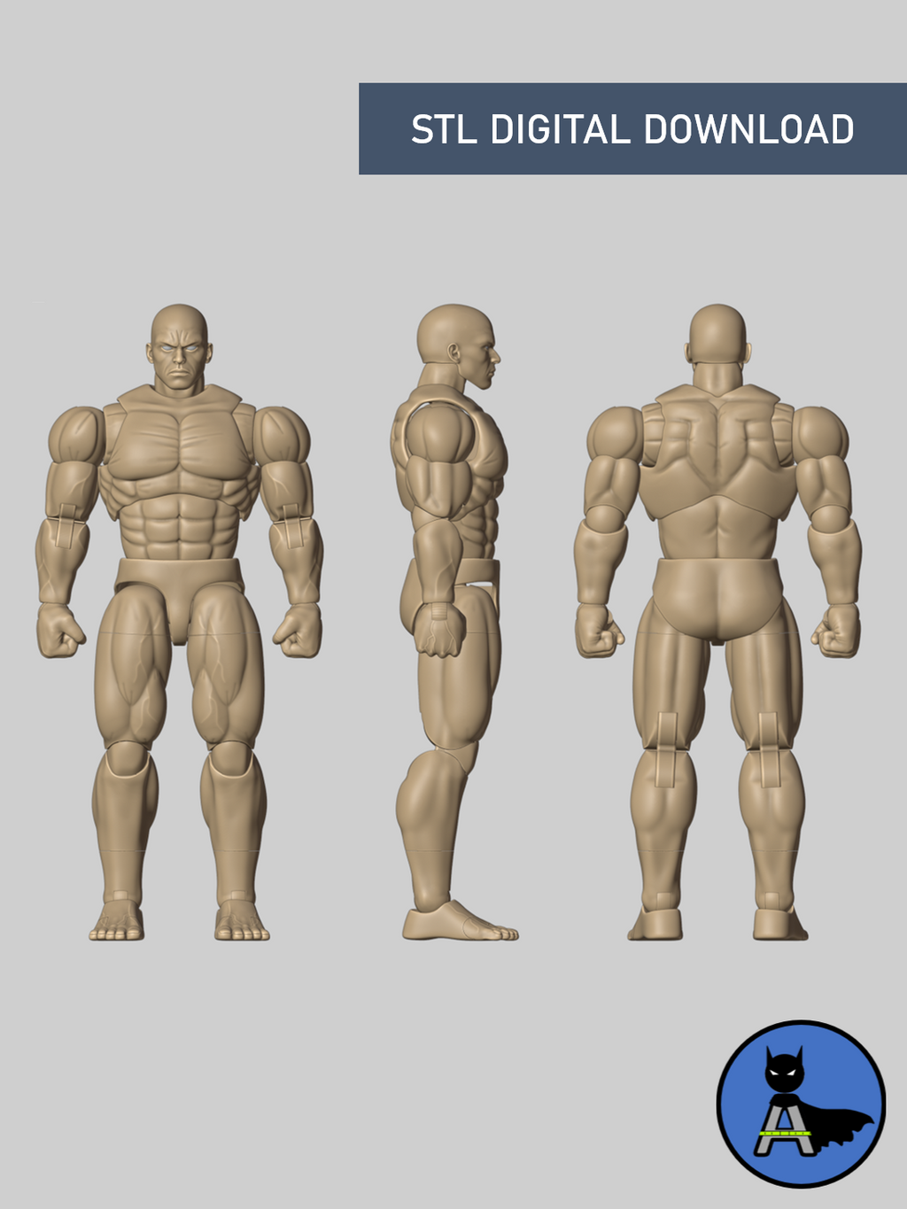 Azrach Toys Base Body Bulkier - STL Digital Download File