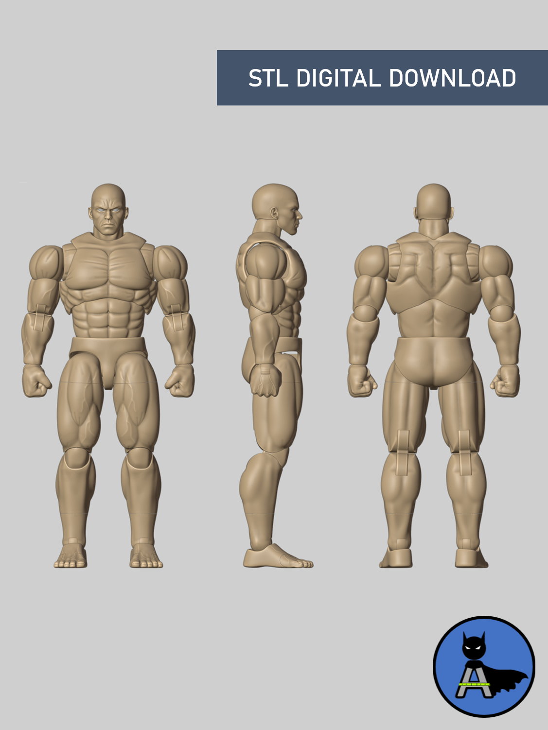 Azrach Toys Base Body Bulkier - STL Digital Download File