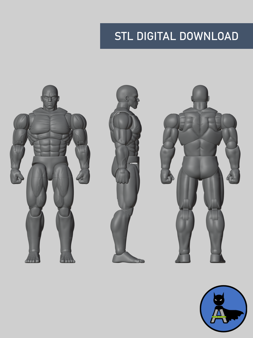 Azrach Toys Base Body Bulkier - STL Digital Download File