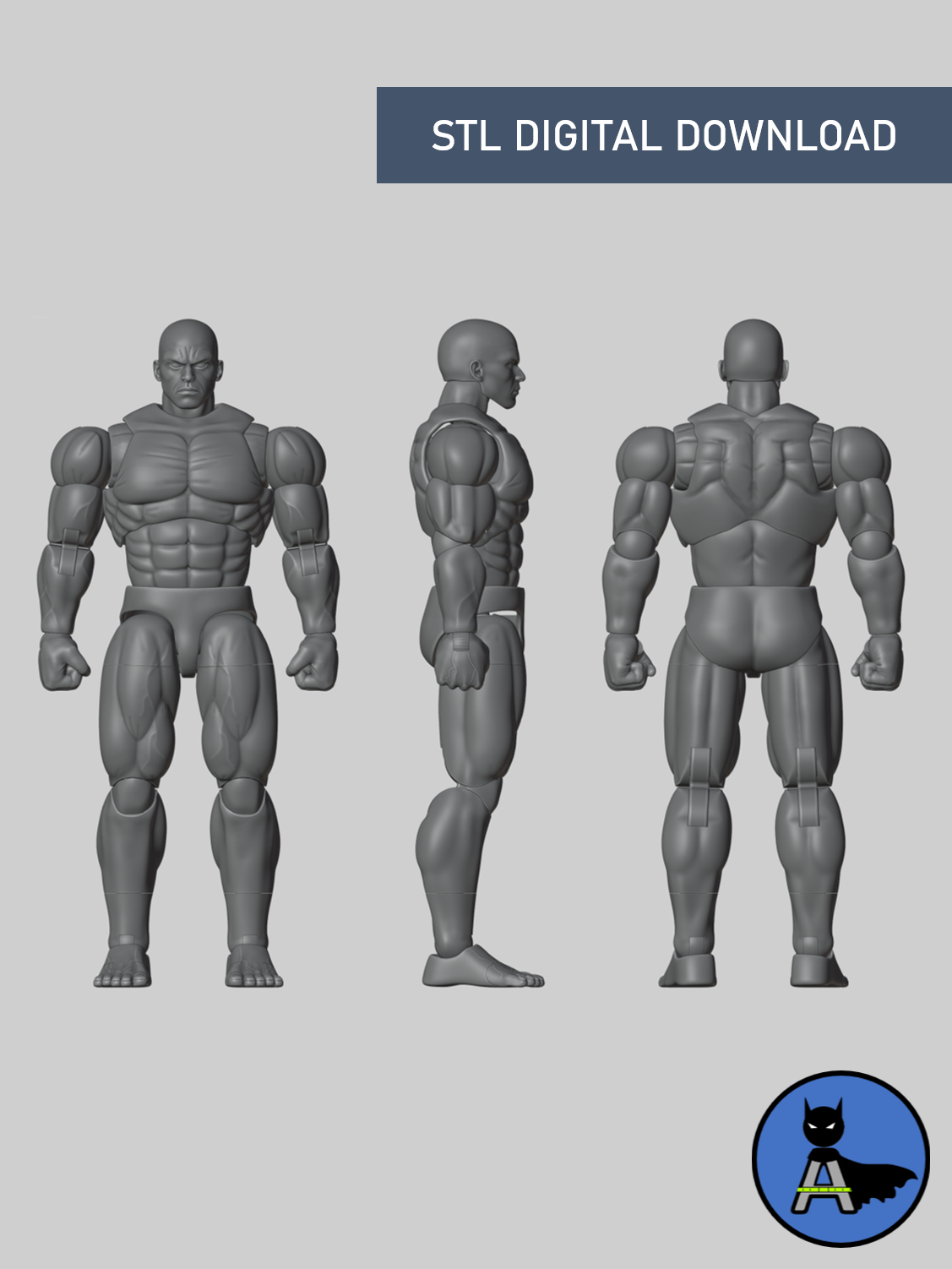 Azrach Toys Base Body Bulkier - STL Digital Download File