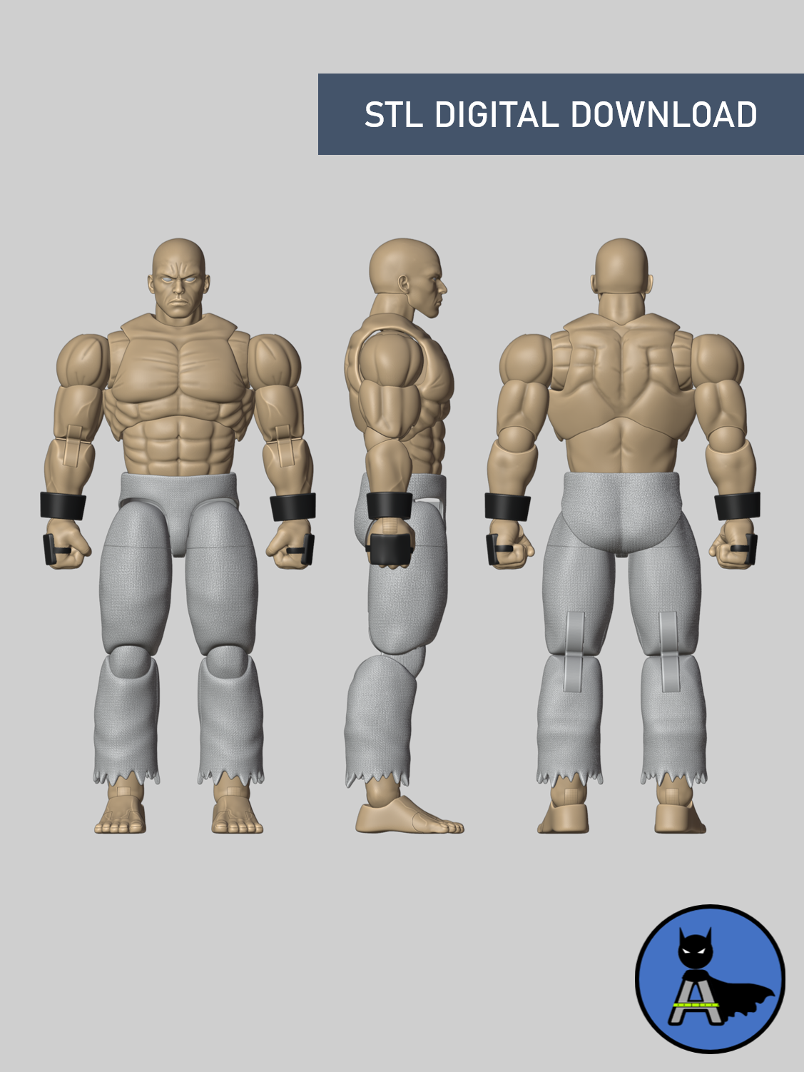 Azrach Toys Base Body Bulkier - STL Digital Download File