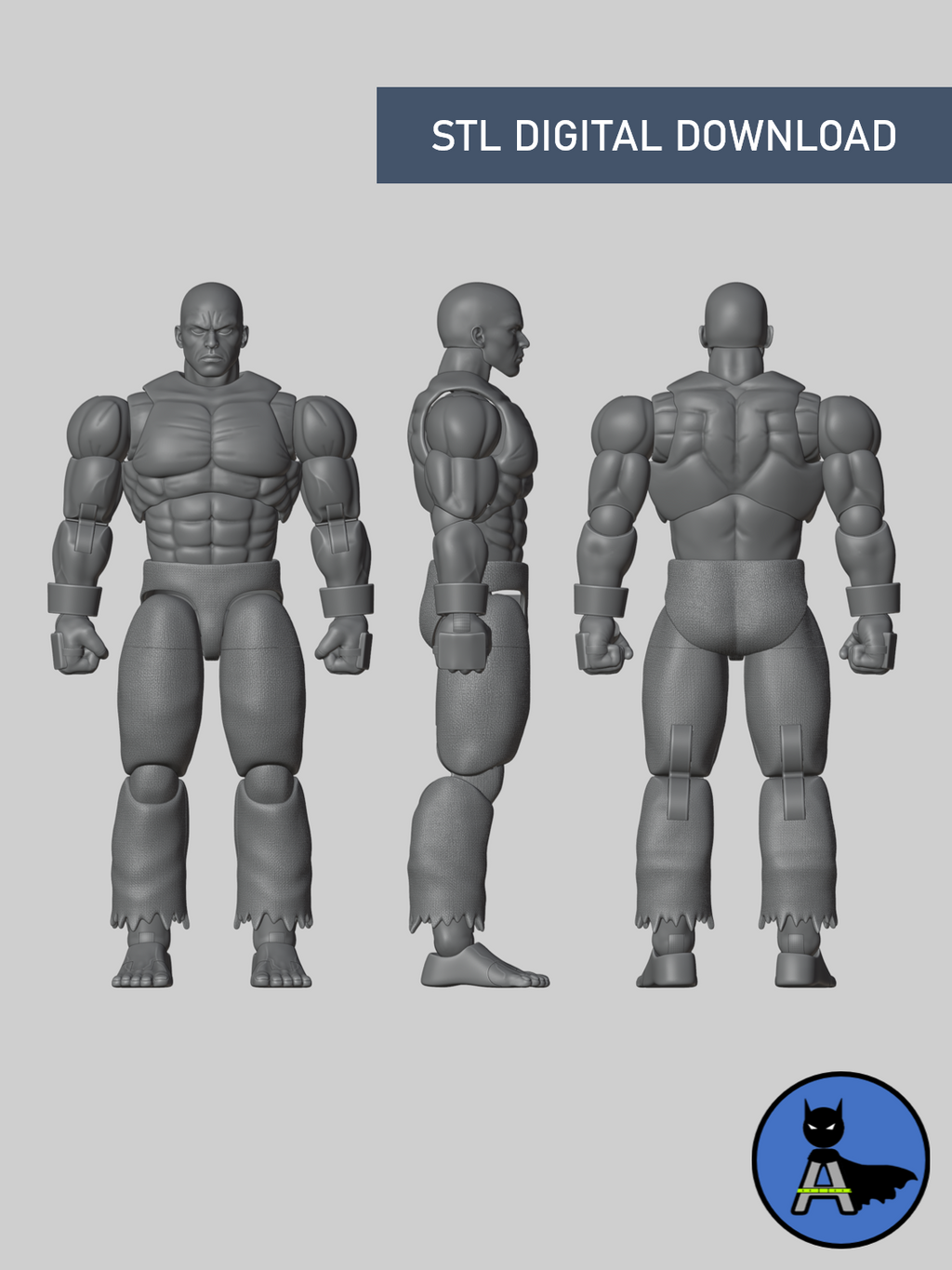 Azrach Toys Base Body Bulkier - STL Digital Download File