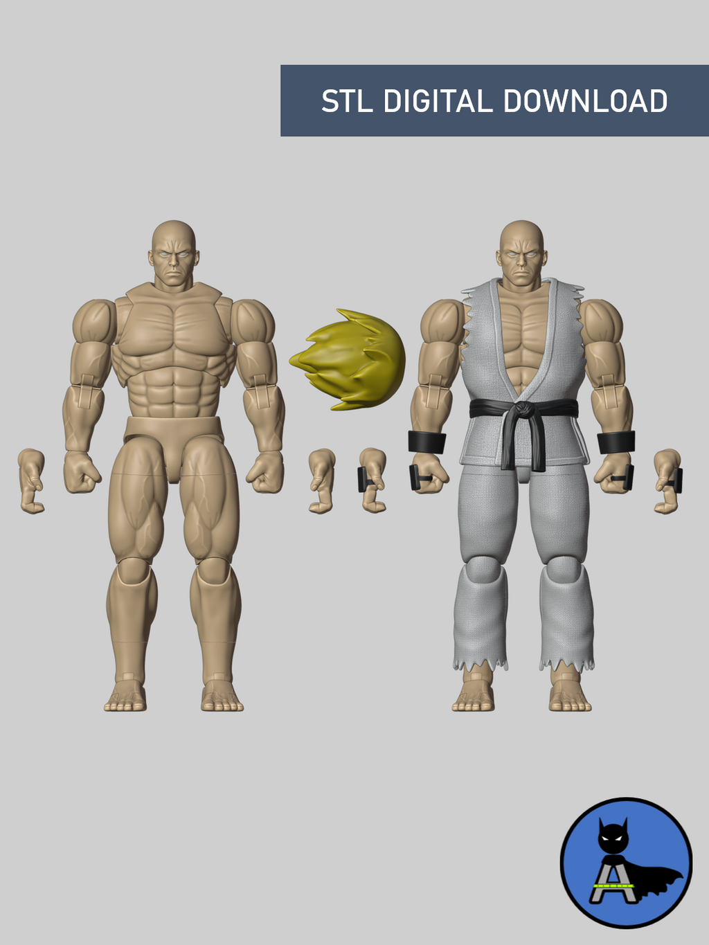 Azrach Toys Base Body Bulkier - STL Digital Download File