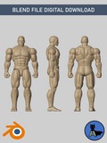 Azrach Toys Base Body - Bulkier - Blender File Digital Download