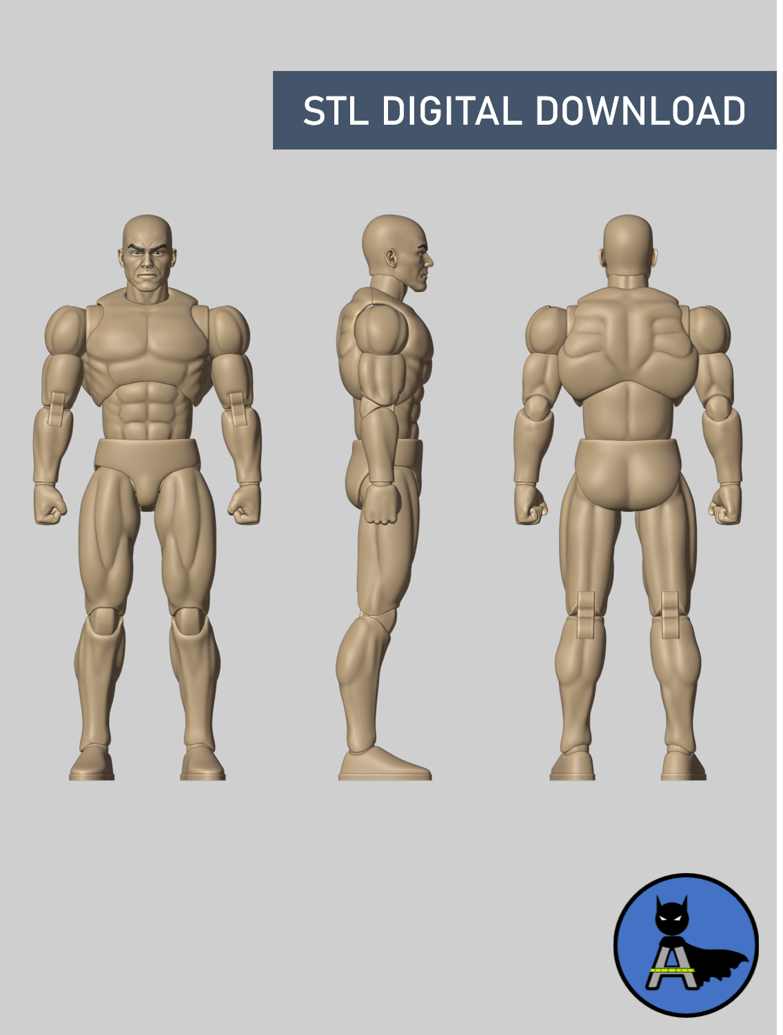 Bruce Base Body - STL