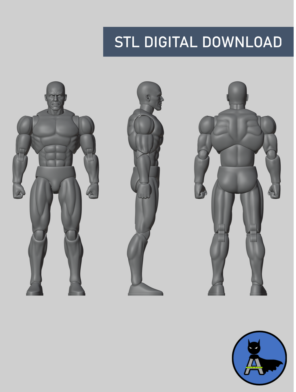 Bruce Base Body - STL