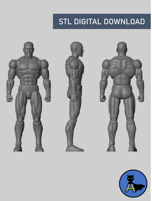 Bruce Base Body - STL