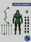 Emerald Bow – 6 Inch Scale | 3D Printable Action Figure (STL)