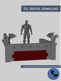 Small Rooftop Diorama 1/12 Scale - Digital STL File Download