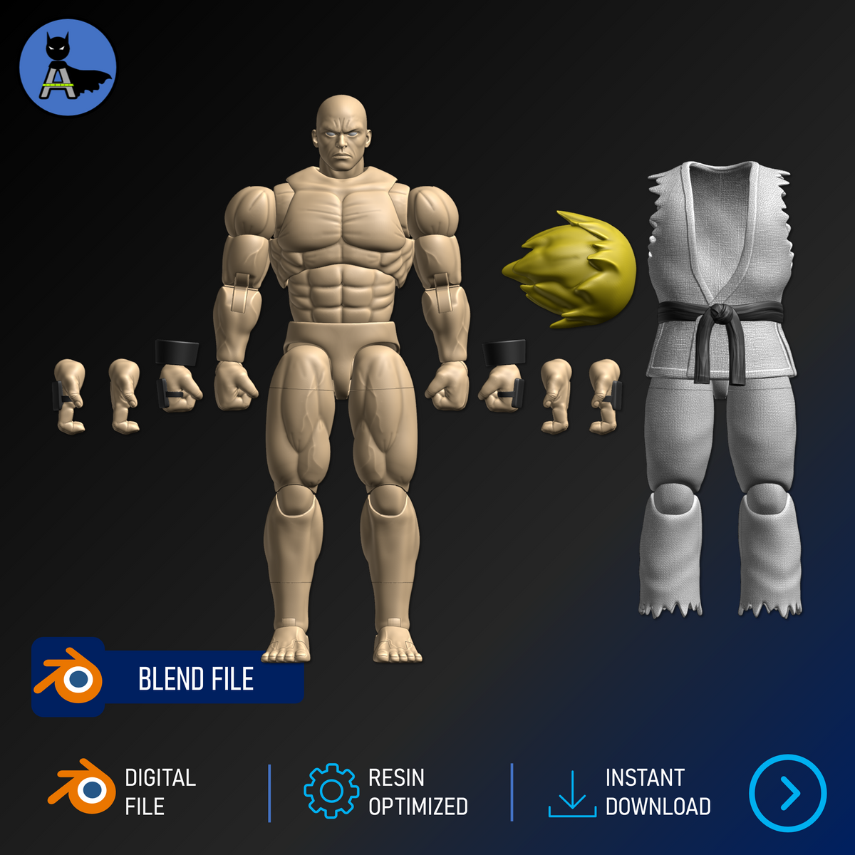 Ken Base Body - Blend