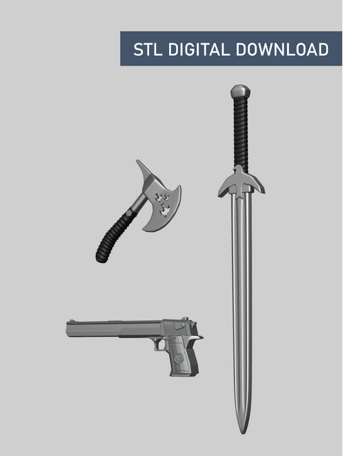 Peace - Weapons Accessory Pack - Digital STL File Download