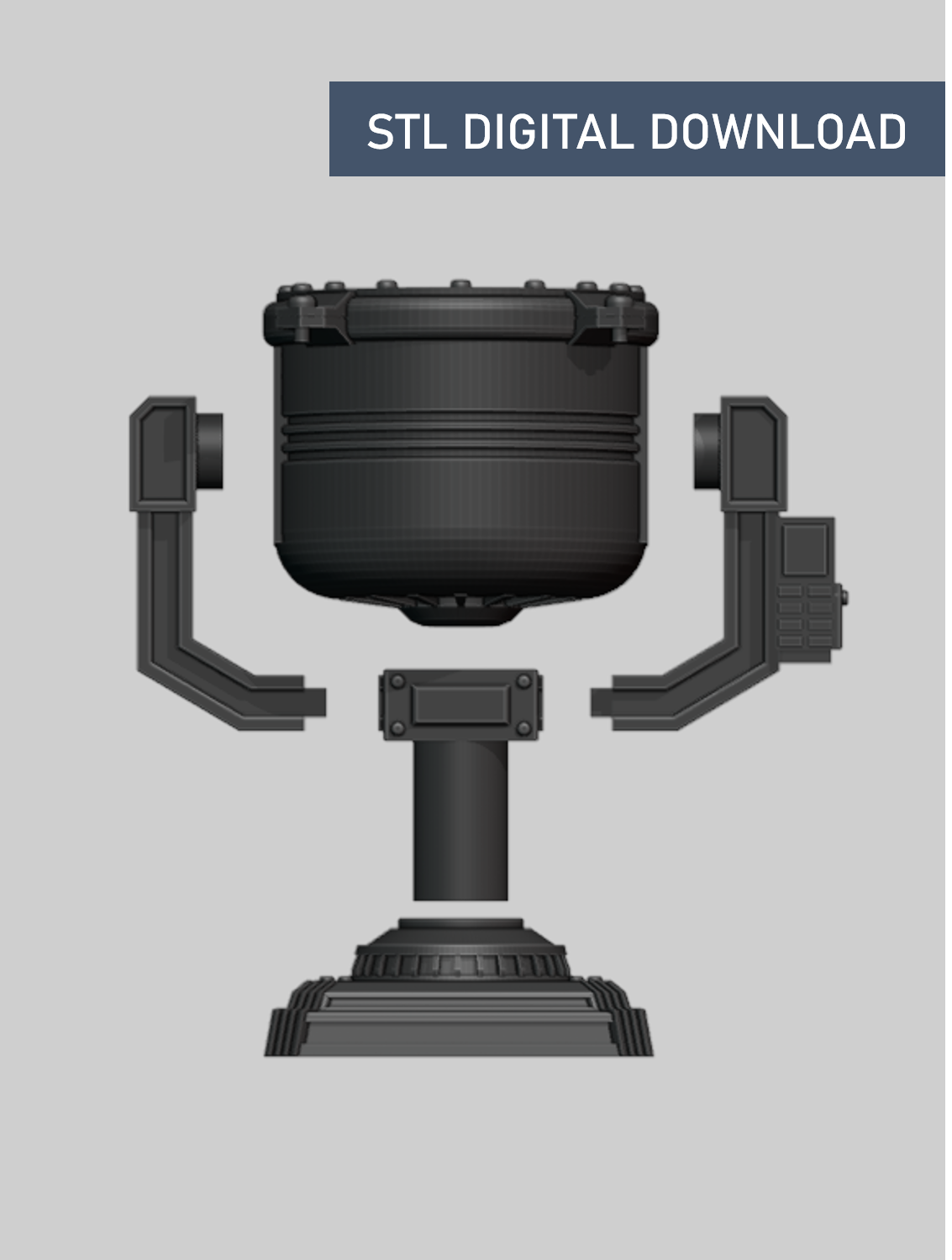3D Printable Rooftop Signal Light - Digital STL File Download
