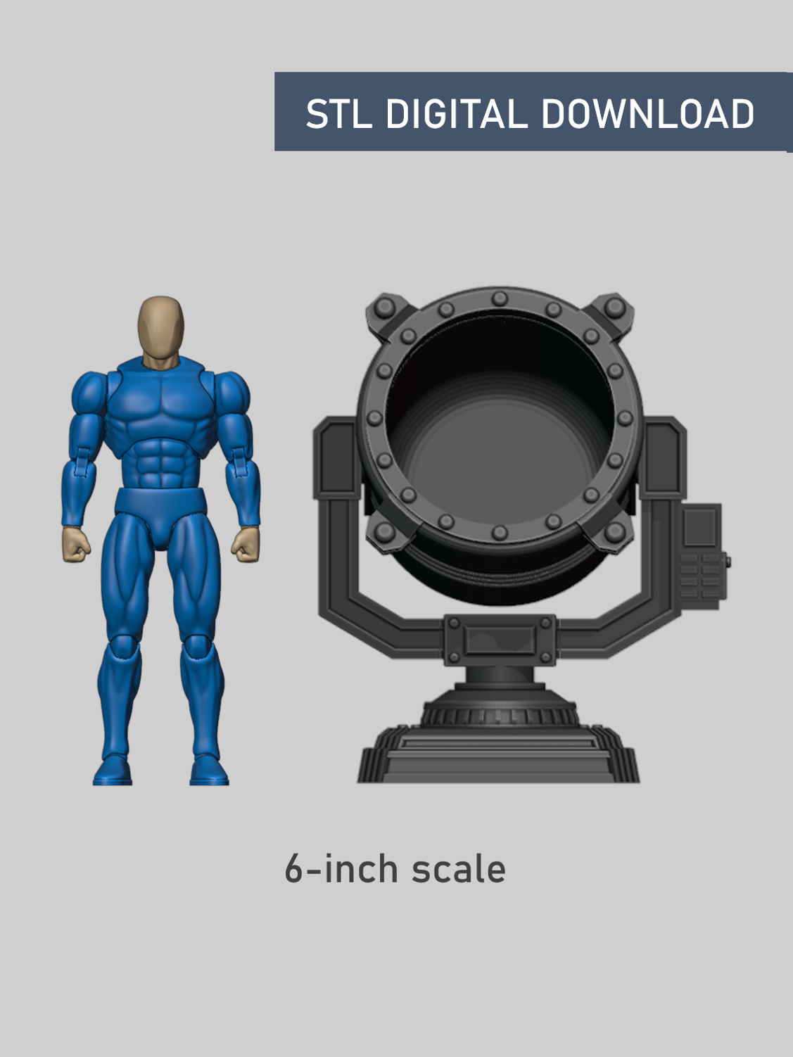 3D Printable Rooftop Signal Light - Digital STL File Download